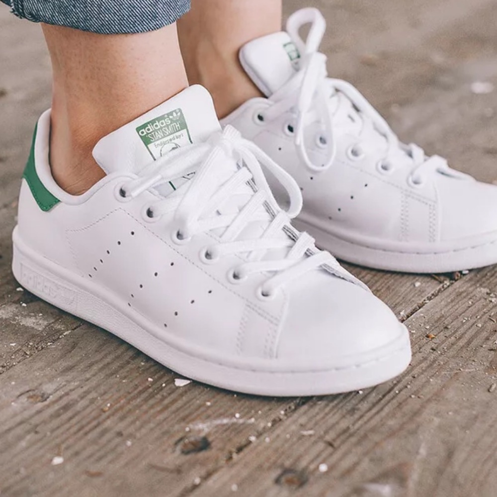 ADIDAS ORIGINALS STAN SMITH | WHITE/GREEN | LIFESTYLE SHOES/Sneakers | NEW/NWT!! - Picture 9 of 13